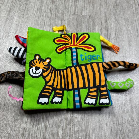Jellycat Jungly Tails Activity Book Toy Plush Sensory Pleasing - Picture 3 of 3